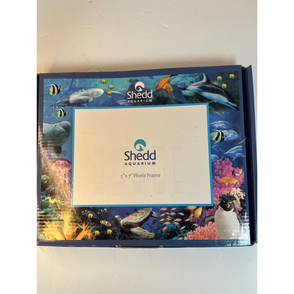 Shedd Aquarium 5x7 Photo Frame Sea Life Marine Animals Souvenir New in Box